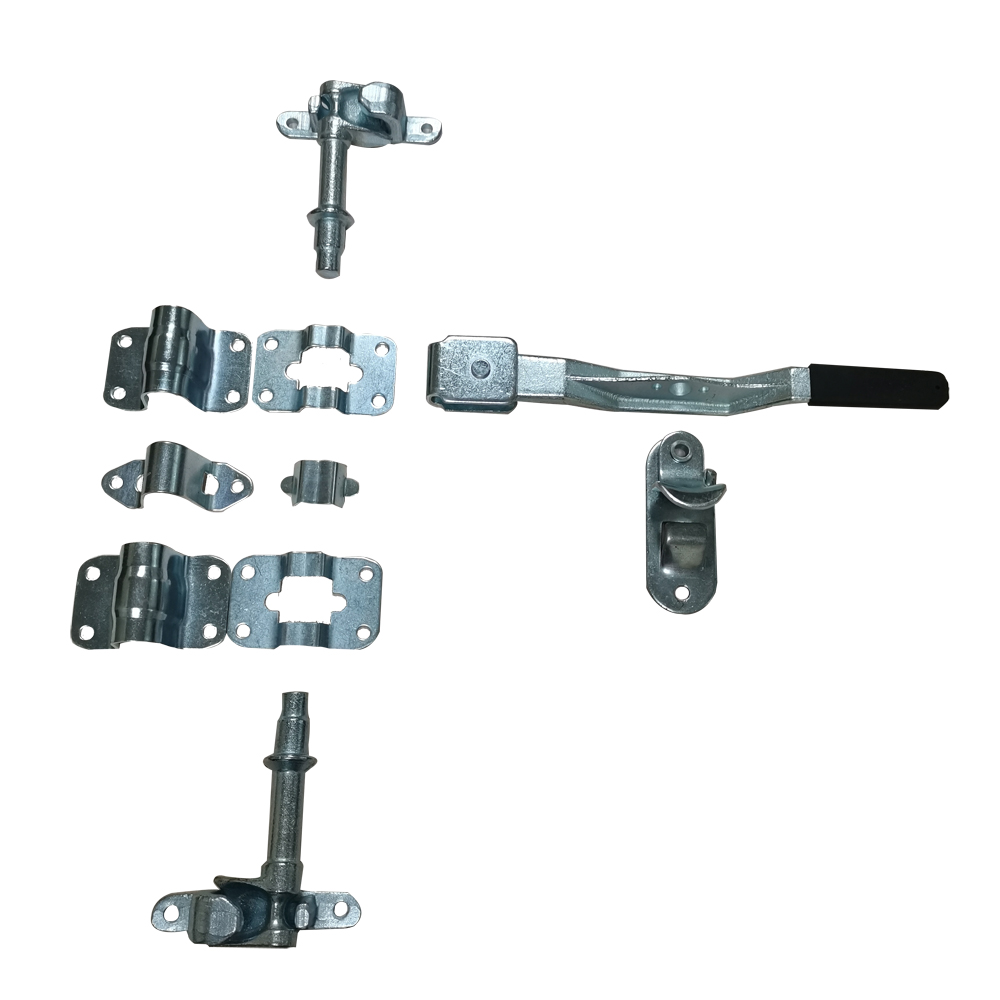 Zinc-plated Steel Truck Door Lock for OD27mm Pipe